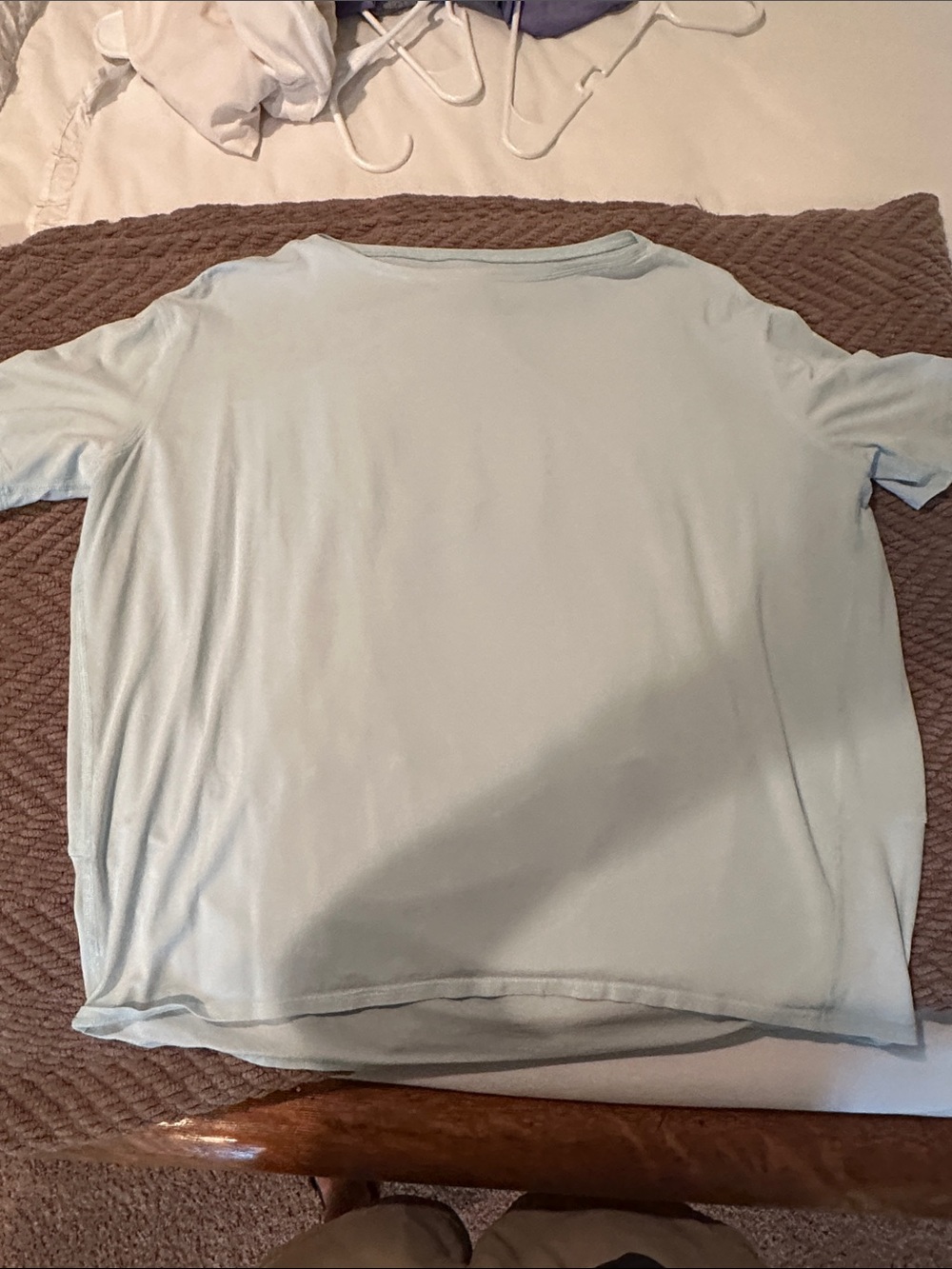 Lululemon Back in Action Short Sleeve T-Shirt Powder Blue-Size 8